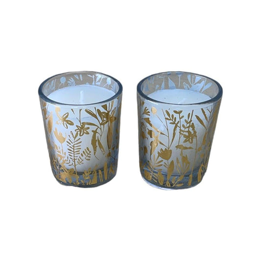 Scented Leaf Votive Candles, Pack of 2 - Ashton and Finch