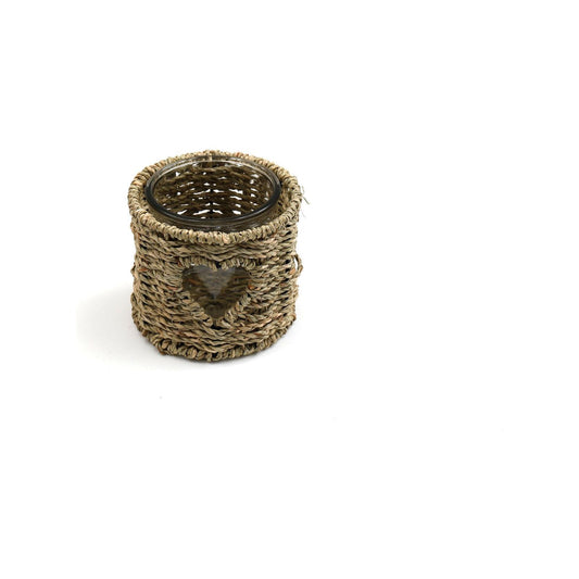 Small Seagrass Candle Holder - Ashton and Finch
