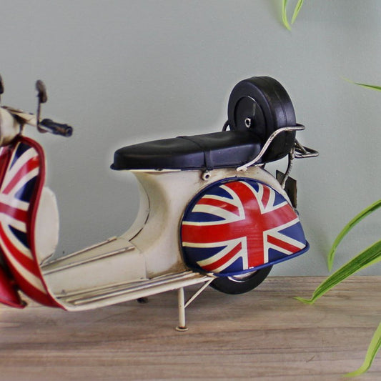 Vintage Style Union Jack Scooter Ornament - Ashton and Finch