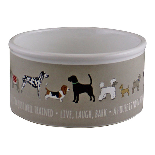 Small Ceramic Dog Bowl, 13cm - Ashton and Finch