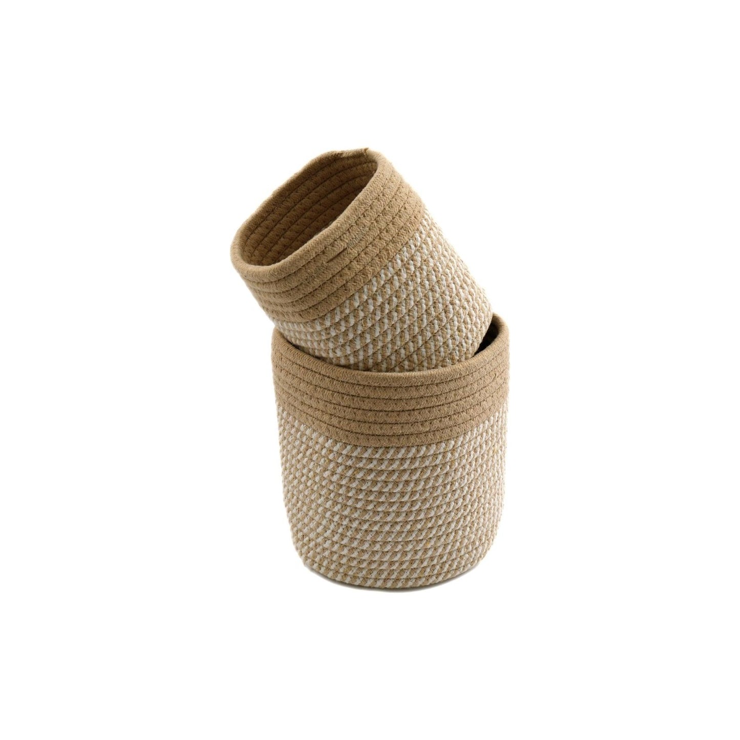 Set Of Two Cotton Rope Baskets - Ashton and Finch