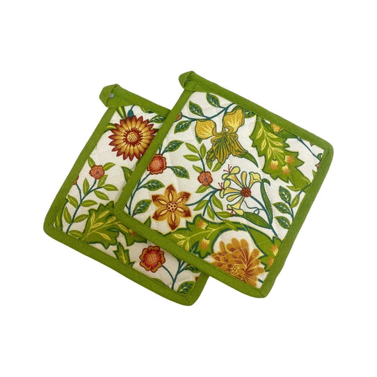 Pack of Two Green Sussex Pot Holder - Ashton and Finch