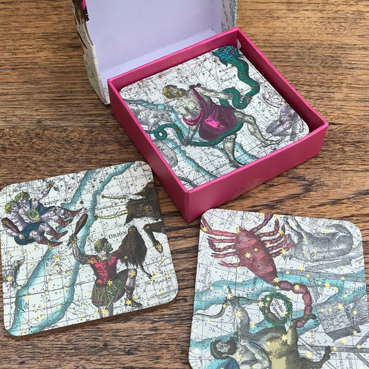 Pack Of Six Astrology Coasters In Gift Box - Ashton and Finch