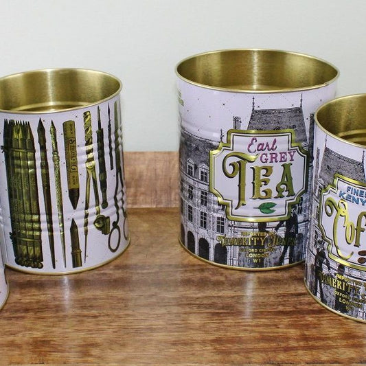 Set of 4 Vintage Style Storage Tins - Ashton and Finch
