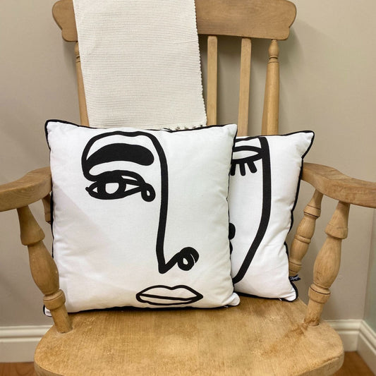 Face Print Scatter Cushions - Ashton and Finch