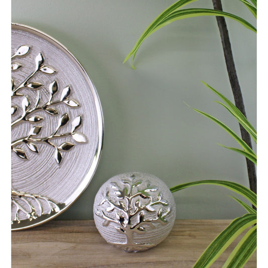 Tree Of Life Spherical Ornament 10cm - Ashton and Finch