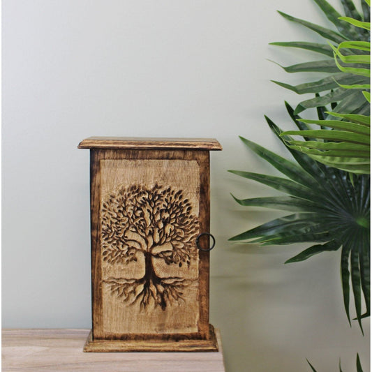 Tree of Life Hand Carved Key Box - Ashton and Finch