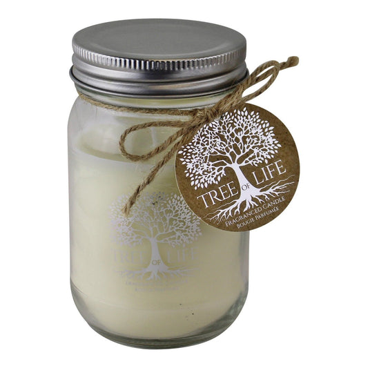 Tree Of Life Fragranced Candle In Glass Jar With Lid - Ashton and Finch