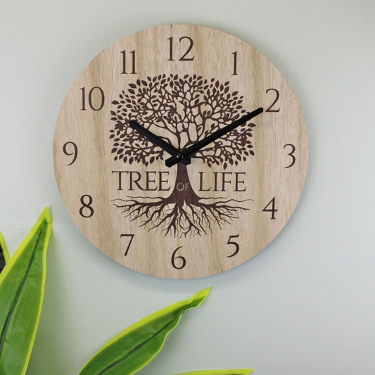 Small Tree Of Life Clock 30cm - Ashton and Finch