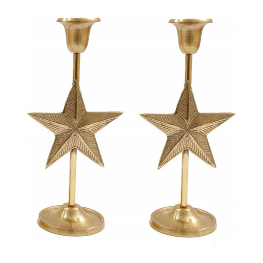 Gold Star Candle Stick Holder - Ashton and Finch