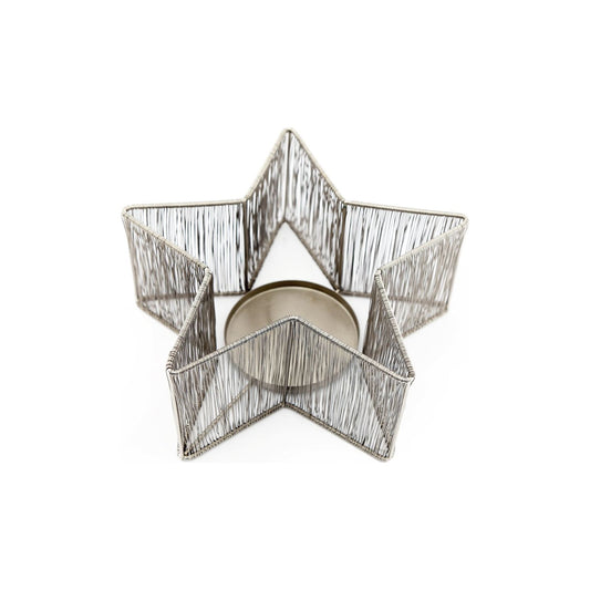 Silver Star Candle Holder - Ashton and Finch