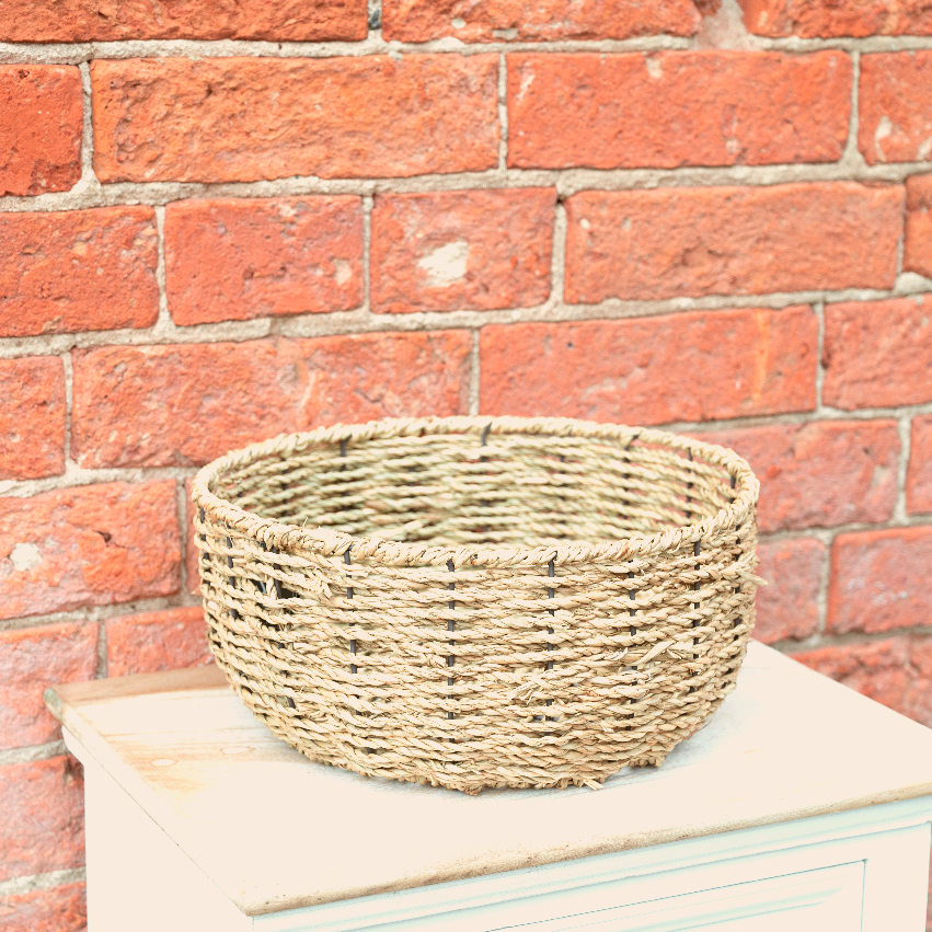 Set of 2 Dried Seagrass Baskets - Ashton and Finch