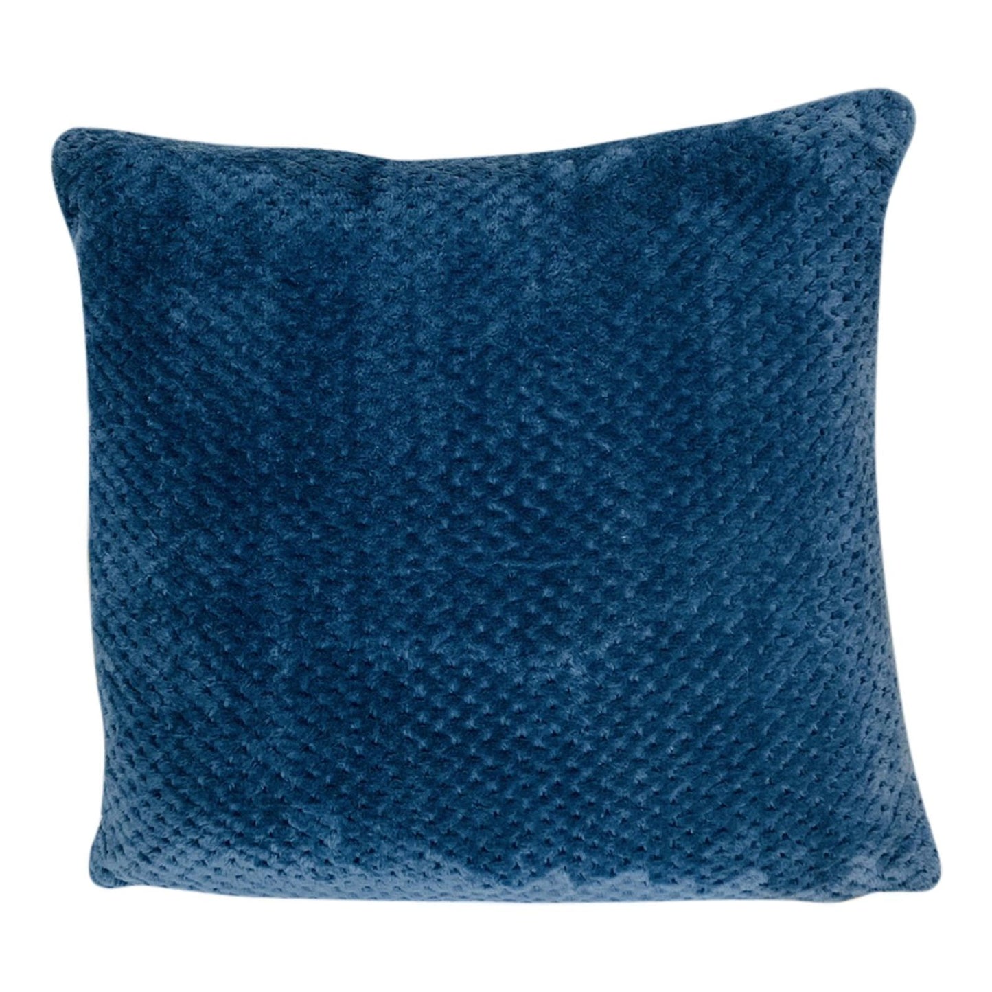 Textured Scatter Cushion Blue 45cm - Ashton and Finch