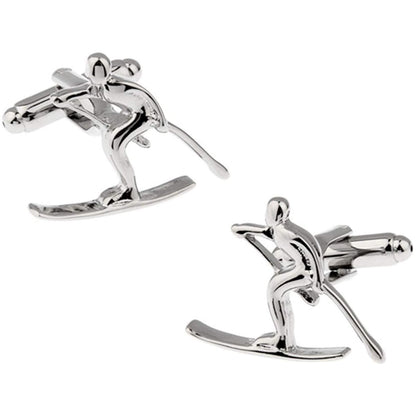Skiing Cufflinks  | Ashton and Finch