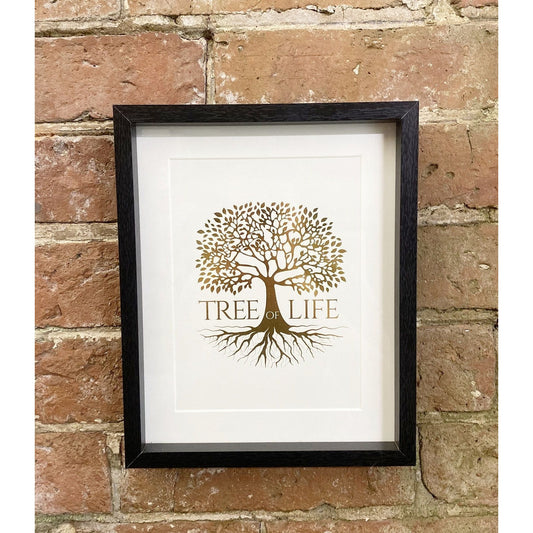 Gold Tree Of Life Print 25cm - Ashton and Finch