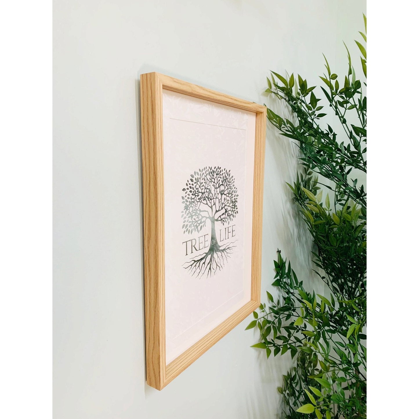 Silver Tree Of Life Print 40cm - Ashton and Finch