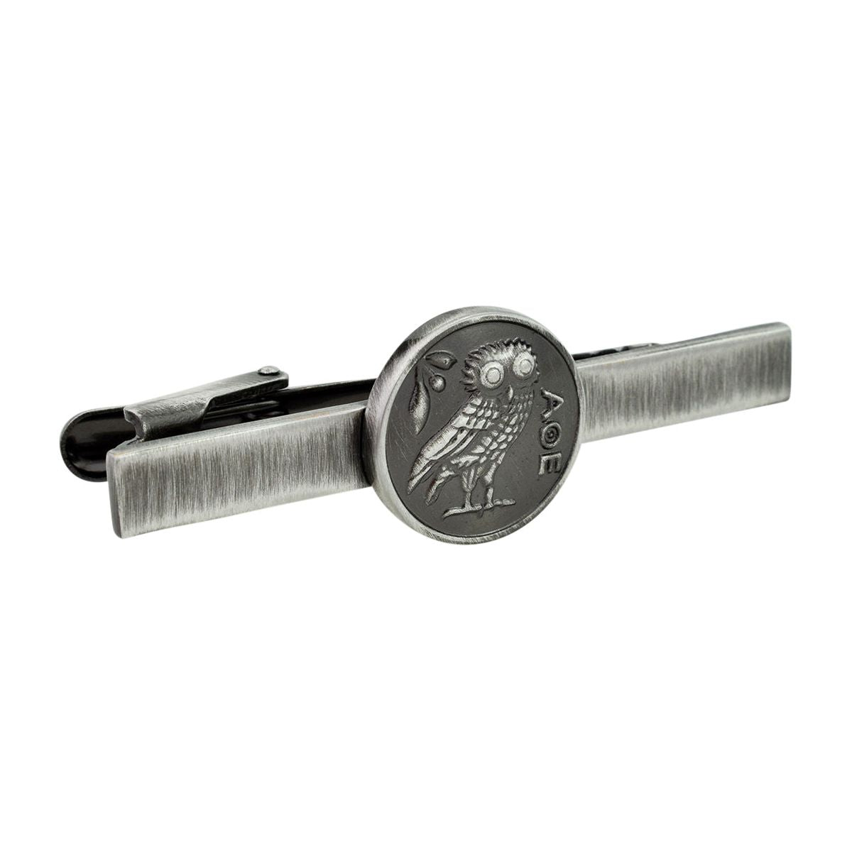Wise Greek Owl of Athena Tie Clip  | Ashton and Finch