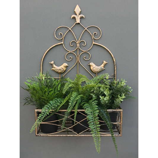 Large Gold Wall Planter - Ashton and Finch
