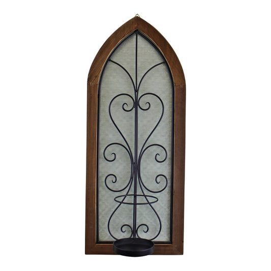 Candle Wall Sconce, Church Window Design - Ashton and Finch