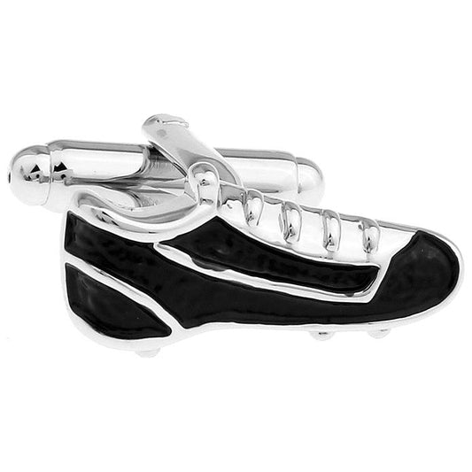 Black and Silver Football Boot - Ashton and Finch