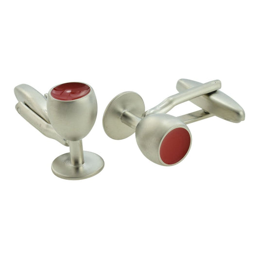 Wine Glass Goblet Cufflinks - Ashton and Finch