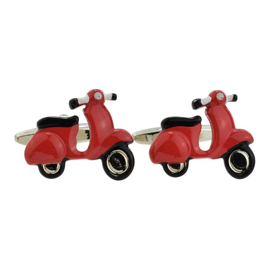 Red Scooter MOD Cufflinks - Ashton and Finch