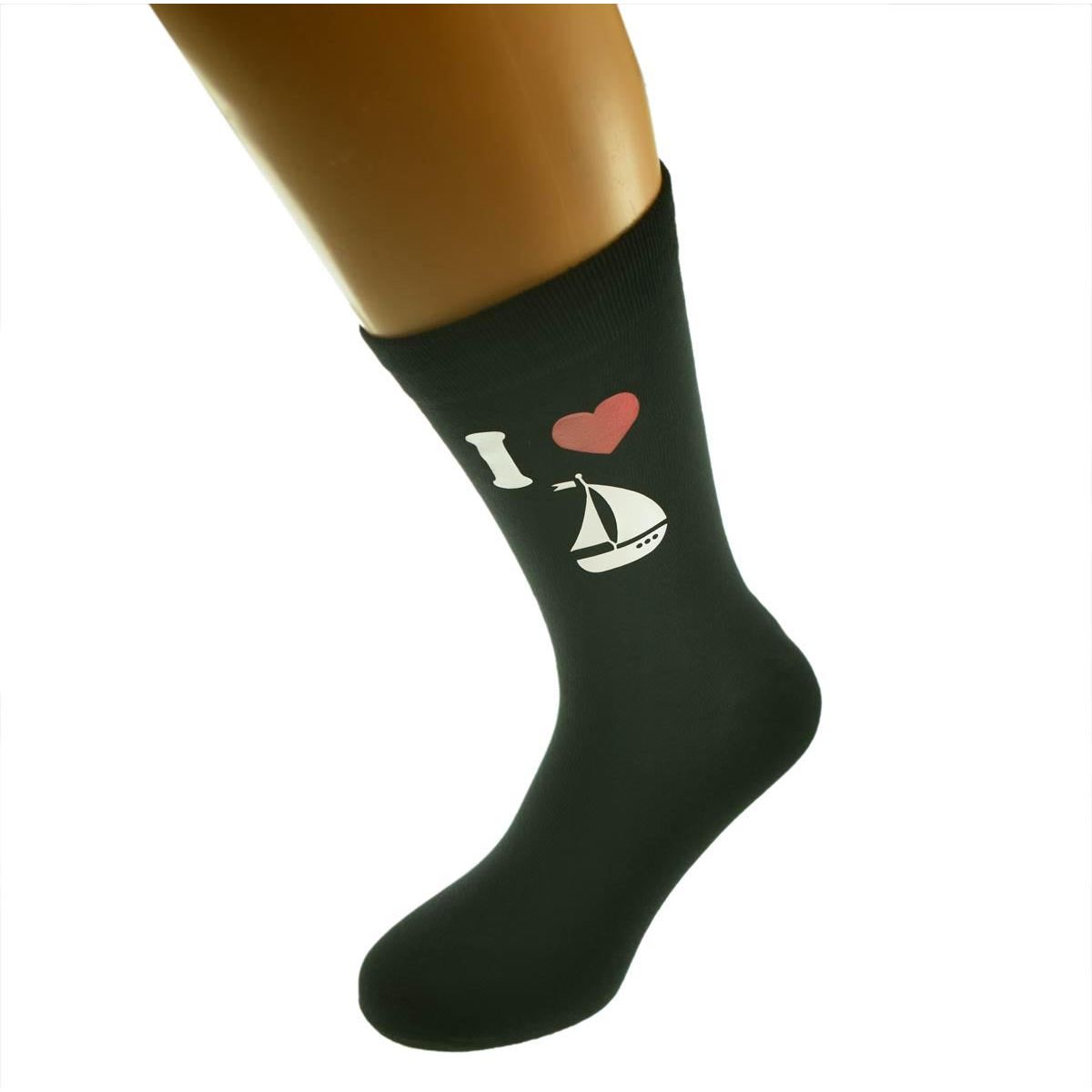 I Love Sailing Picture Design Socks - Ashton and Finch