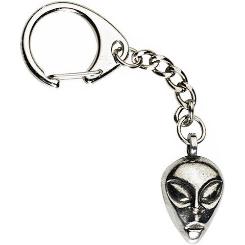 Pewter Extra Terrestrial Keyring - Ashton and Finch
