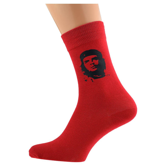 Che Guevara Design Mens Red Socks - Ashton and Finch