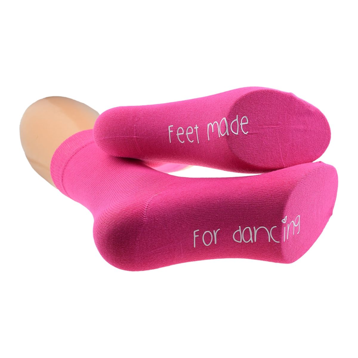 Feet Made for Dancing Ladies Hot Pink Socks - Ashton and Finch