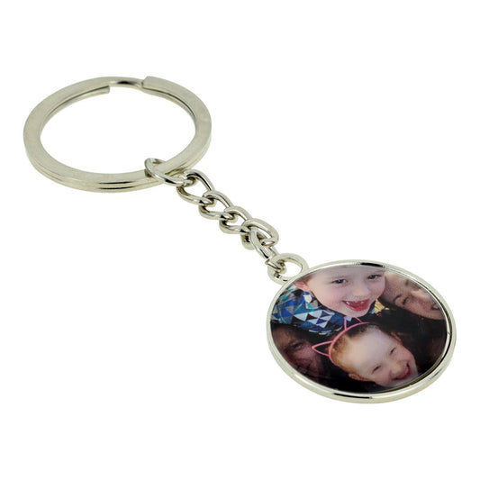 Personalised Image Design Silver Keyring - Ashton and Finch