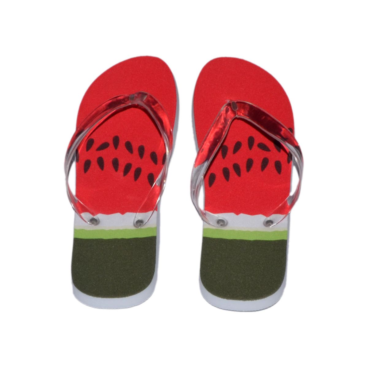 Ladies Watermelon Design Flip Flops - Ashton and Finch