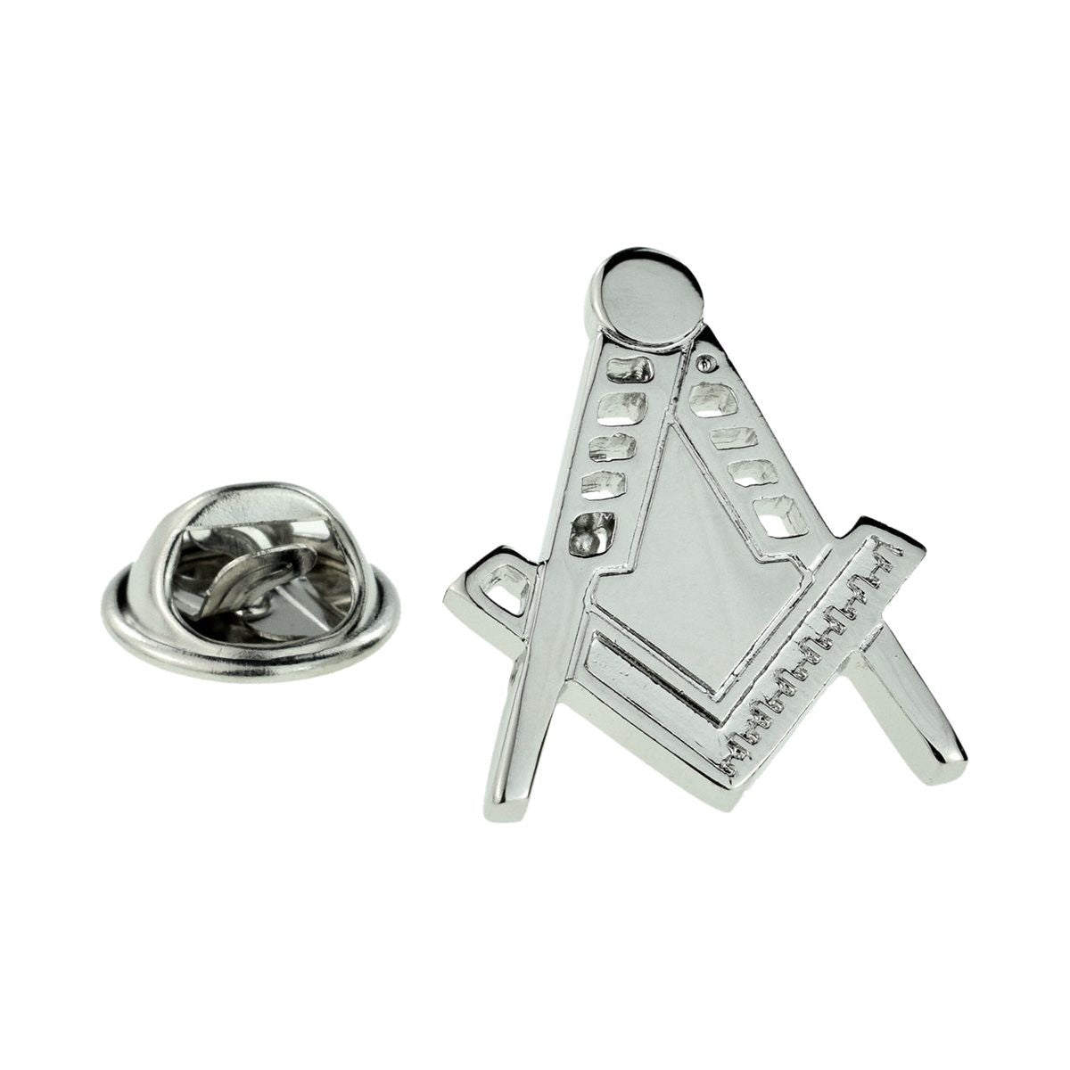 Masonic Compass & Square without G Lapel Pin Badge - Ashton and Finch
