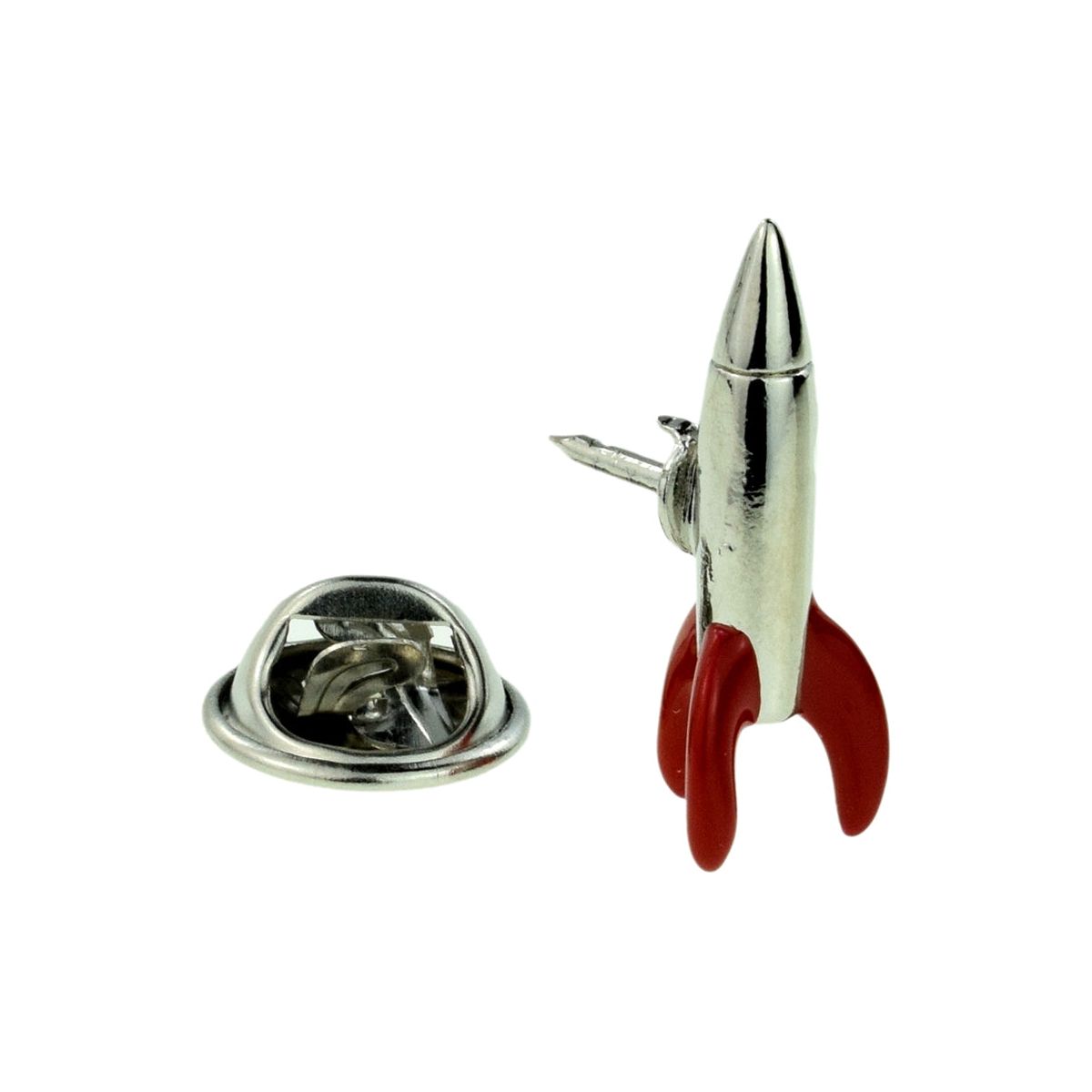 Retro Style Space Rocket Lapel Pin Badge - Ashton and Finch