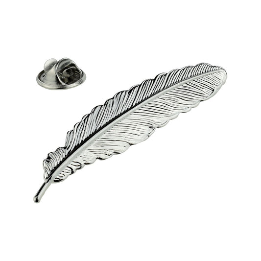 Quill Feather Design Lapel Pin Badge - Ashton and Finch