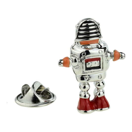 Sci Fi Coloured Robot lapel Pin Badge - Ashton and Finch