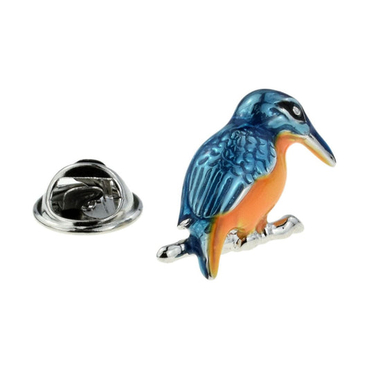 Coloured Kingfisher Lapel Pin Badge - Ashton and Finch