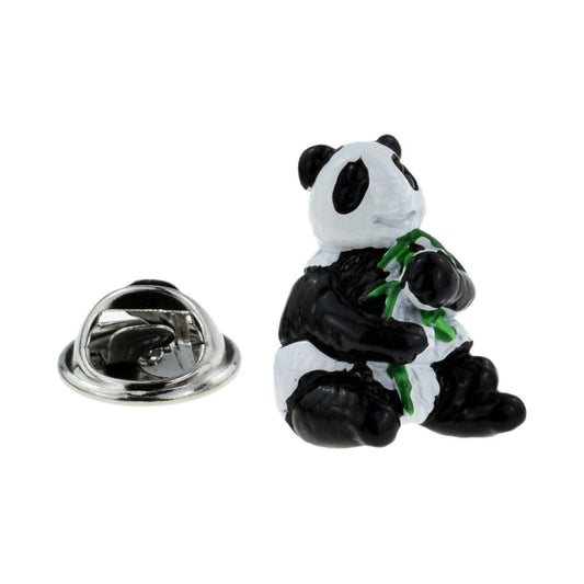 Black & White Panda Lapel Pin Badge - Ashton and Finch