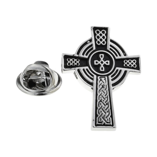 Celtic Cross Lapel Pin Badge - Ashton and Finch