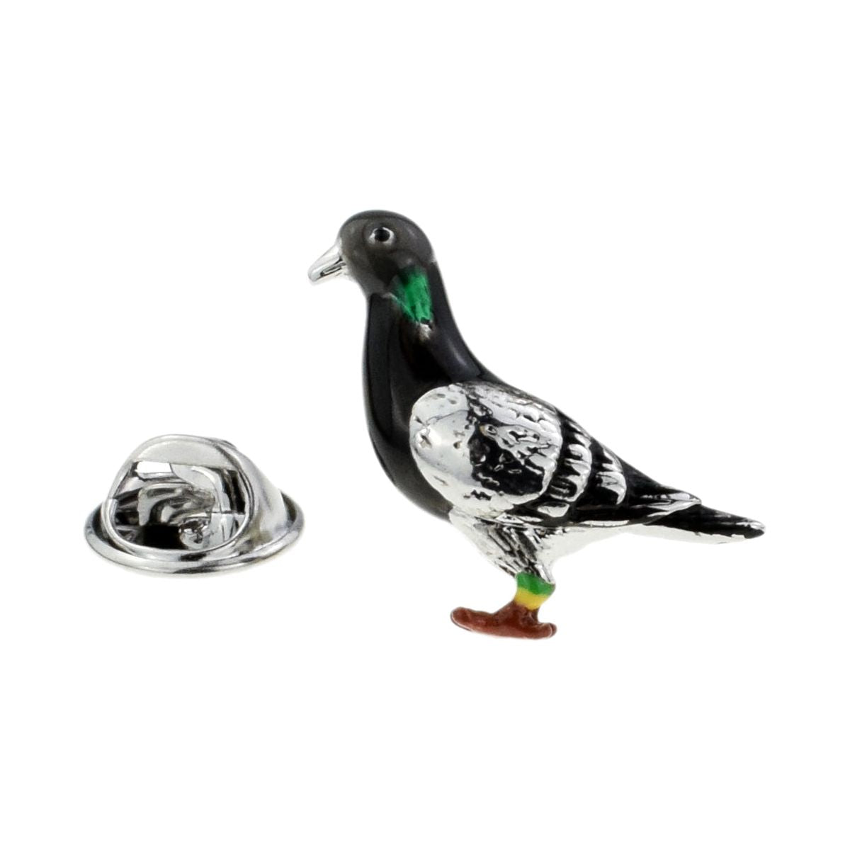 Pigeon Lapel Pin Badge - Ashton and Finch