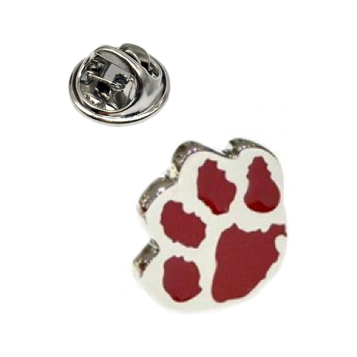 Red Dogs Paw Design Lapel Pin Badge - Ashton and Finch