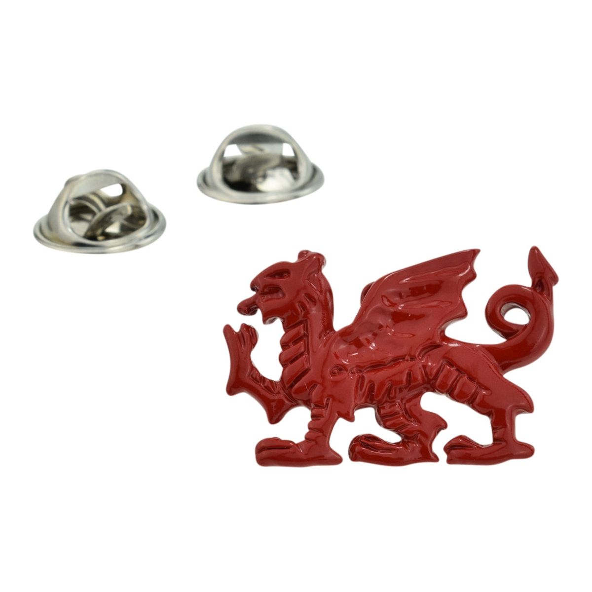 Red Welsh Dragon Lapel Pin Badge - Ashton and Finch