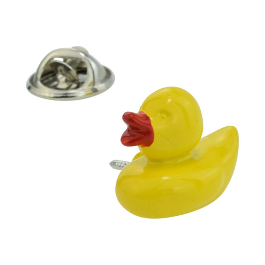 Yellow Bath time Duck Lapel Pin Badge - Ashton and Finch