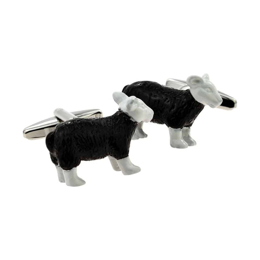 Black & White Sheep Cufflinks - Ashton and Finch