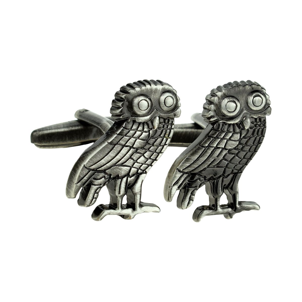 Wise Old Owl Antique Finish Cufflinks - Ashton and Finch