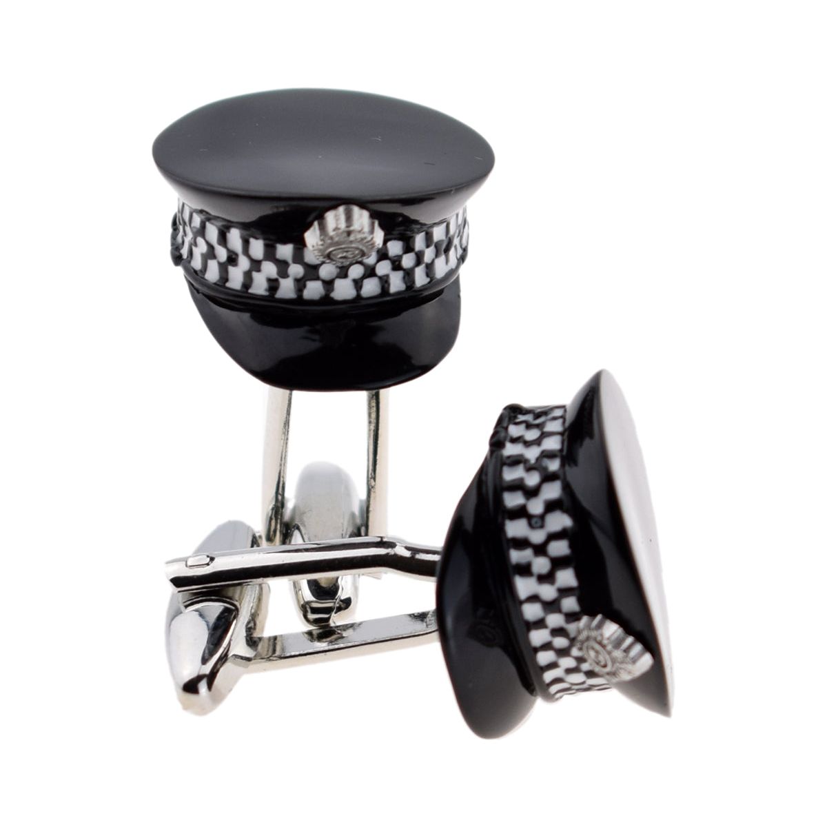 Police Officers Cap Cufflinks - Ashton and Finch