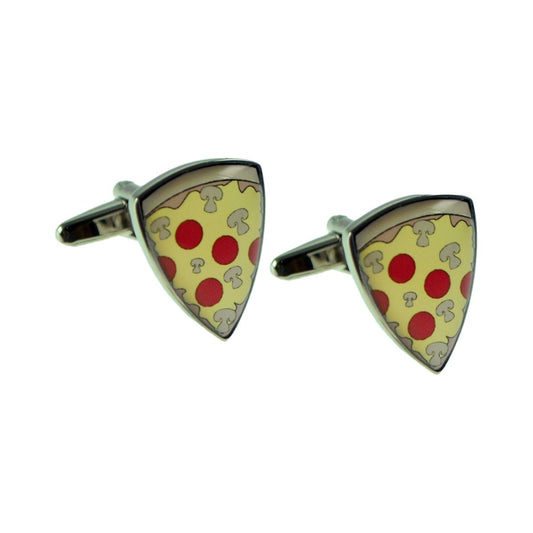 Pepperoni Pizza Slice Cufflinks - Ashton and Finch