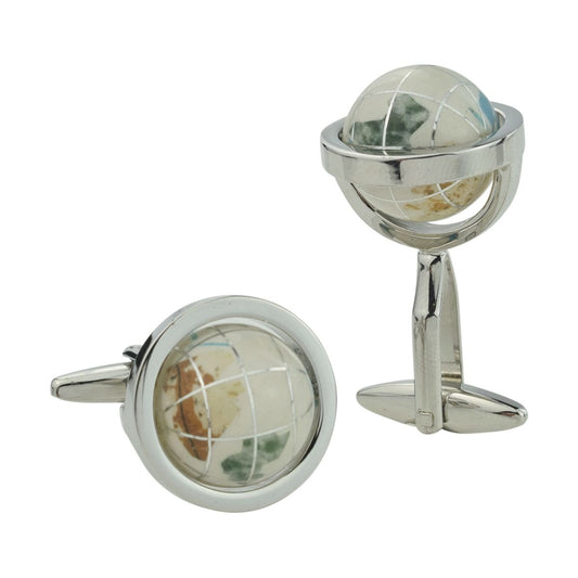 Spinning Globe High Quality Cufflinks - Ashton and Finch