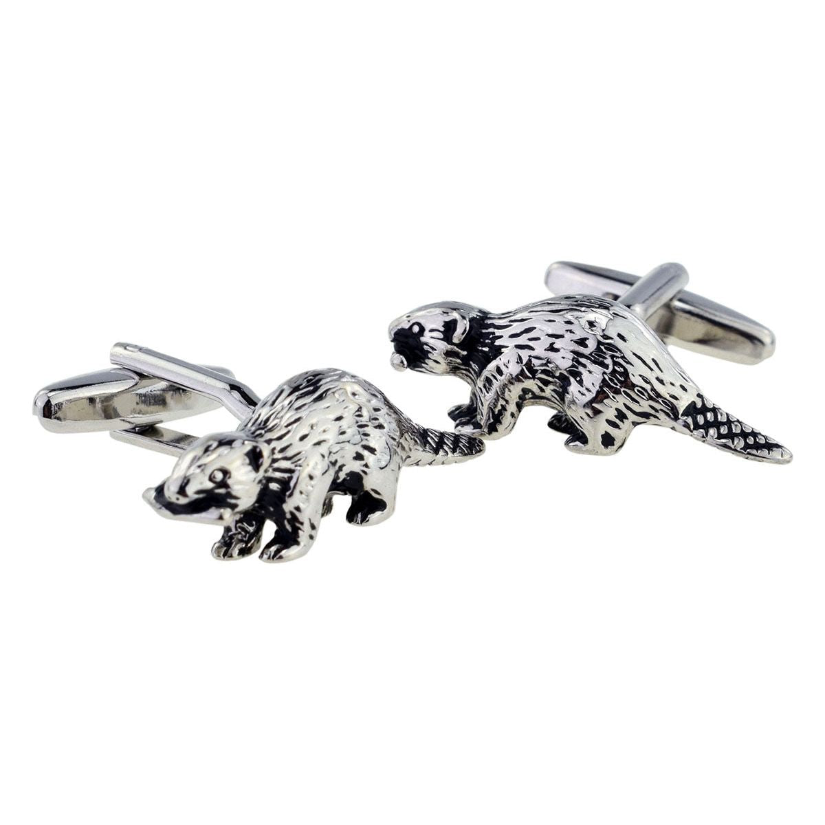 Highly detailed Beaver Cufflinks - Ashton and Finch