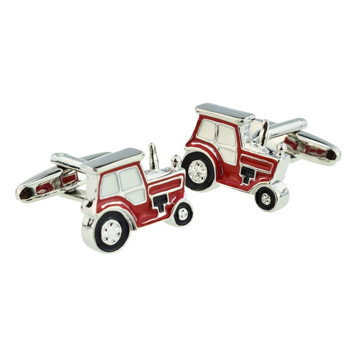 Red Tractor Farm Cufflinks - Ashton and Finch